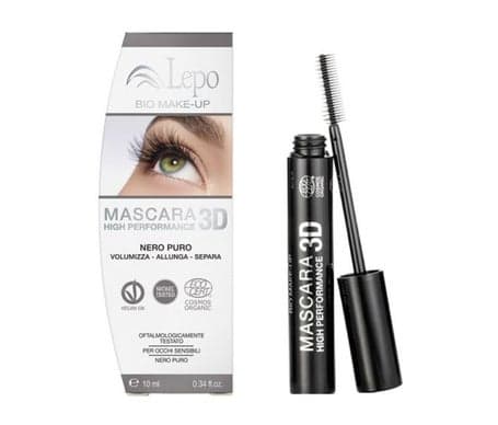 Lepo Mascara 3D Noir Organique pour Cils 1 Unité