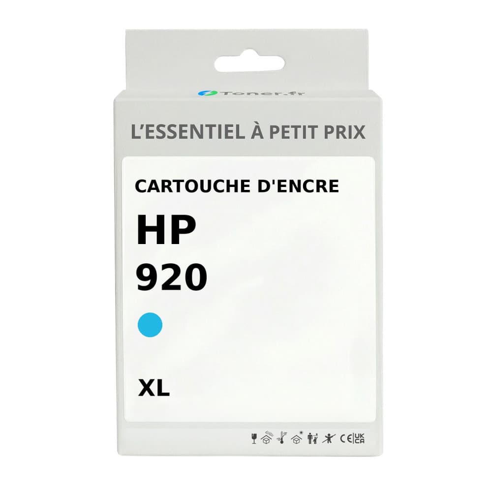 Cartouche d'encre compatible HP 920 XL Cyan