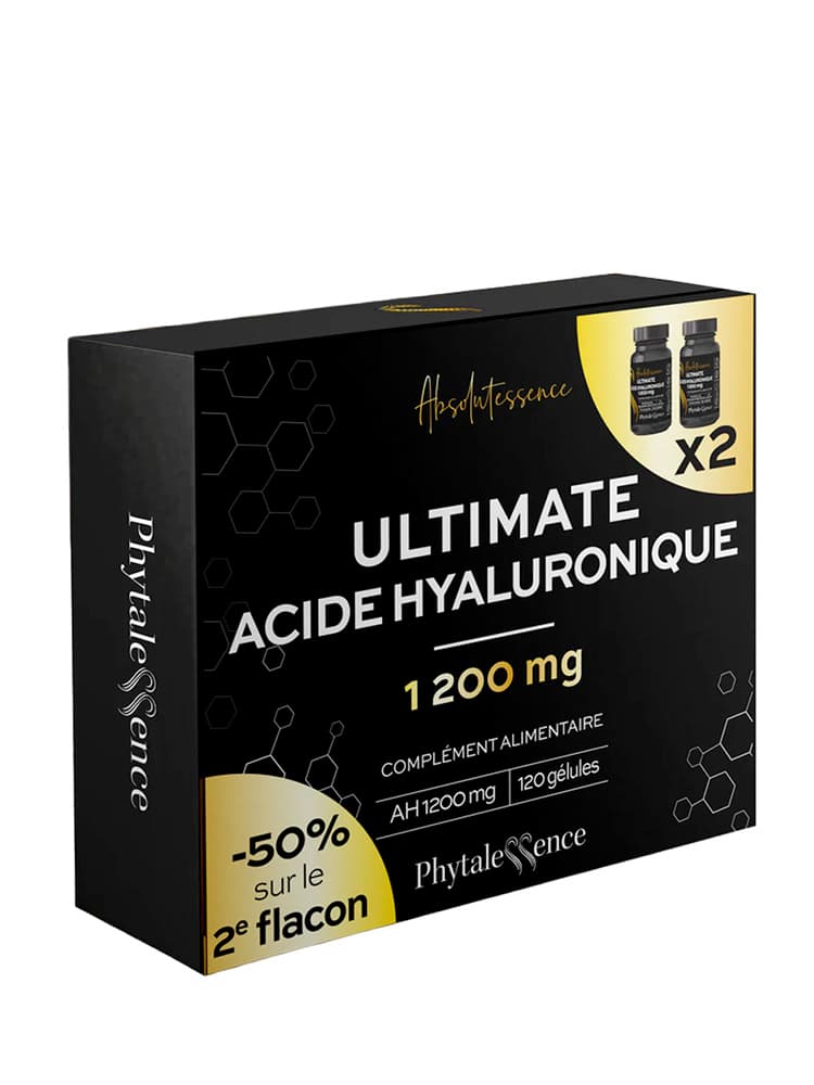 Phytalessence Ultimate Acide Hyaluronique 1200 mg Lot de 2 x 60 Unités