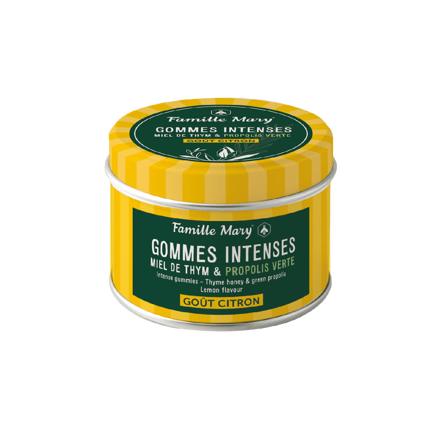 Gommes intenses miel de thym & propolis verte goût citron