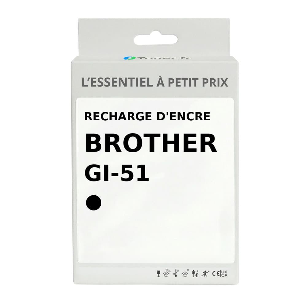 Cartouche d'encre compatible Canon GI-51 Noir